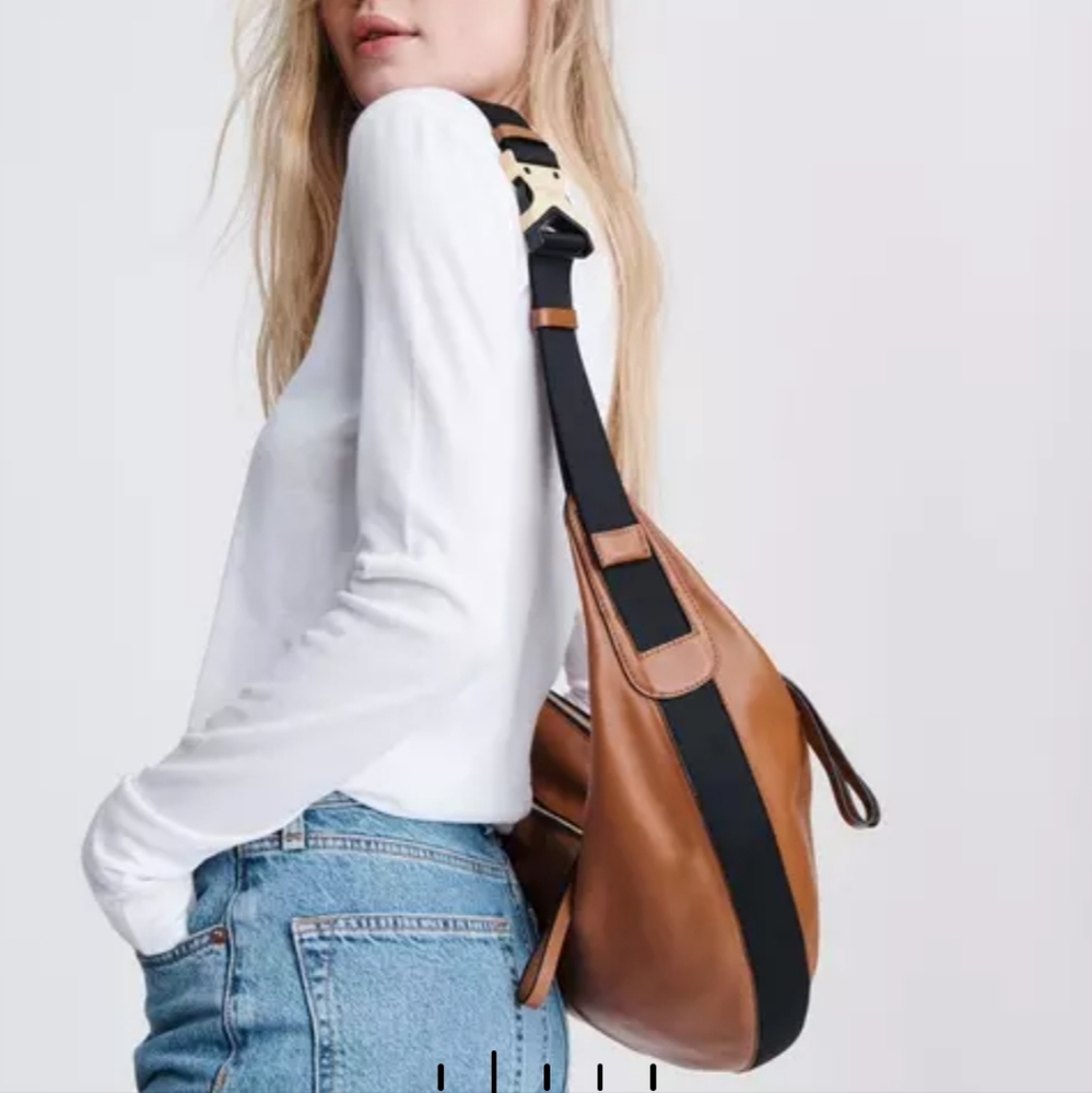 Rag & Bone hobo riser brown black gold